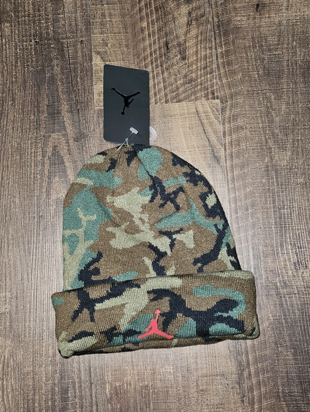 Air Jordan Youth Boys Camo Knit Beanie